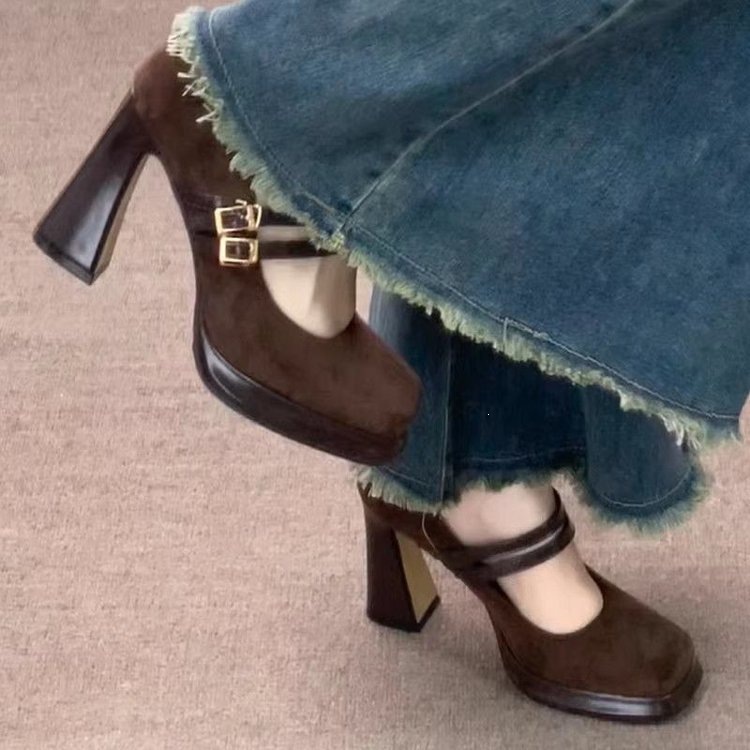 Vintage Women'S Formal Wear - Nouvelles Chaussures Mary Jane Vintage à