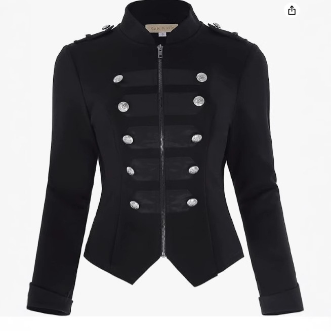 Vintage Women'S Formal Wear - Veste gothique punk pour femmes, coupe
