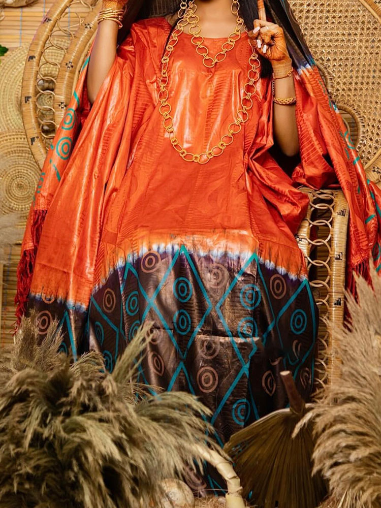 Women'S Formal Wear Plus Size - Robe africaine imprimée : Style de