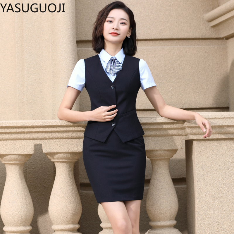 Women Formal Wear Coat - YASUGUOJI-Vêtements de travail élégants pour femmes,