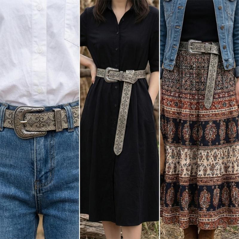 Ceinture rétro classique 31BF, - Women Formal Wear Western avis et prix