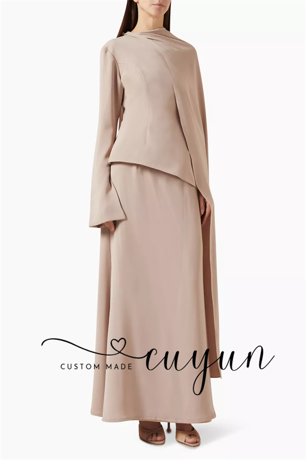CUYUN personnalisé kaki modest - Women'S Formal Wear Wedding Guest avis et prix