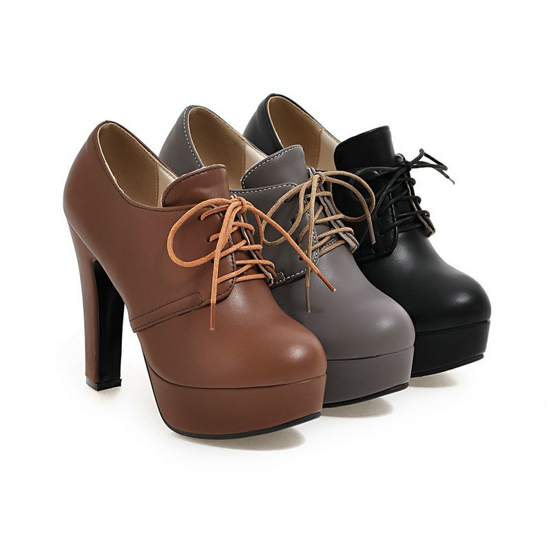 Bout rond marron noir gris à l - Vintage Women'S Formal Wear avis et prix