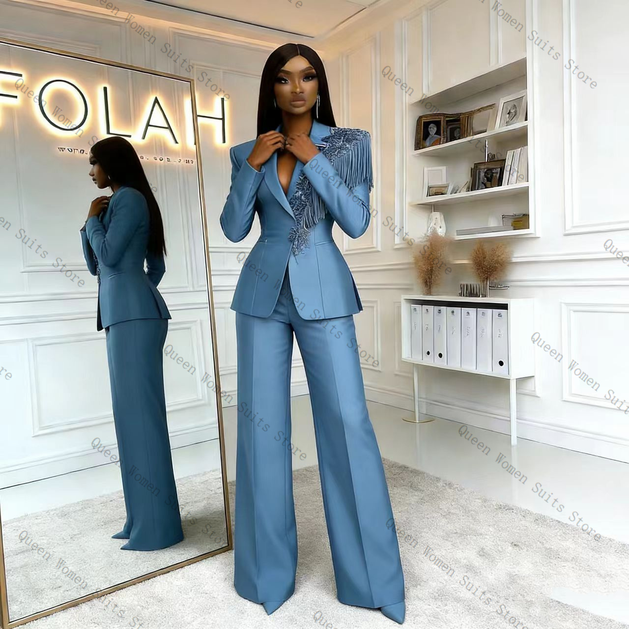 Ensemble pantalon de costume b - Women Formal Wear Coat avis et prix
