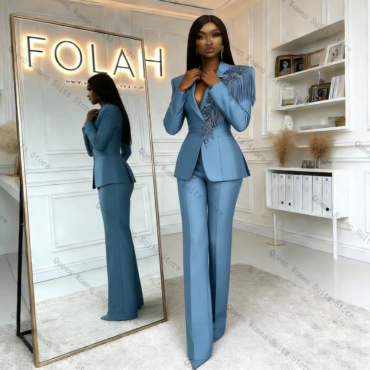 Ensemble pantalon de costume b - Women Formal Wear Coat avis et prix