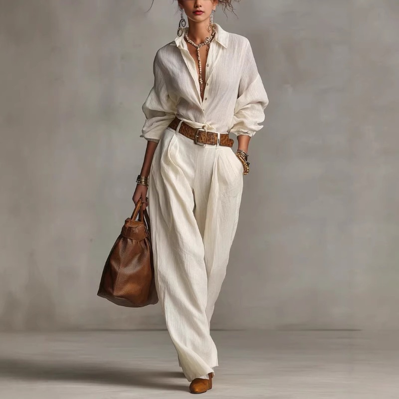Ensemble Printemps-Été Élégant - Women Formal Wear Tops avis et prix