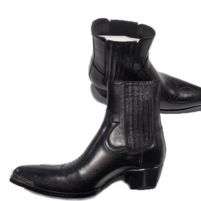 Bottes Chelsea Western en cuir - Women Formal Wear Western avis et prix
