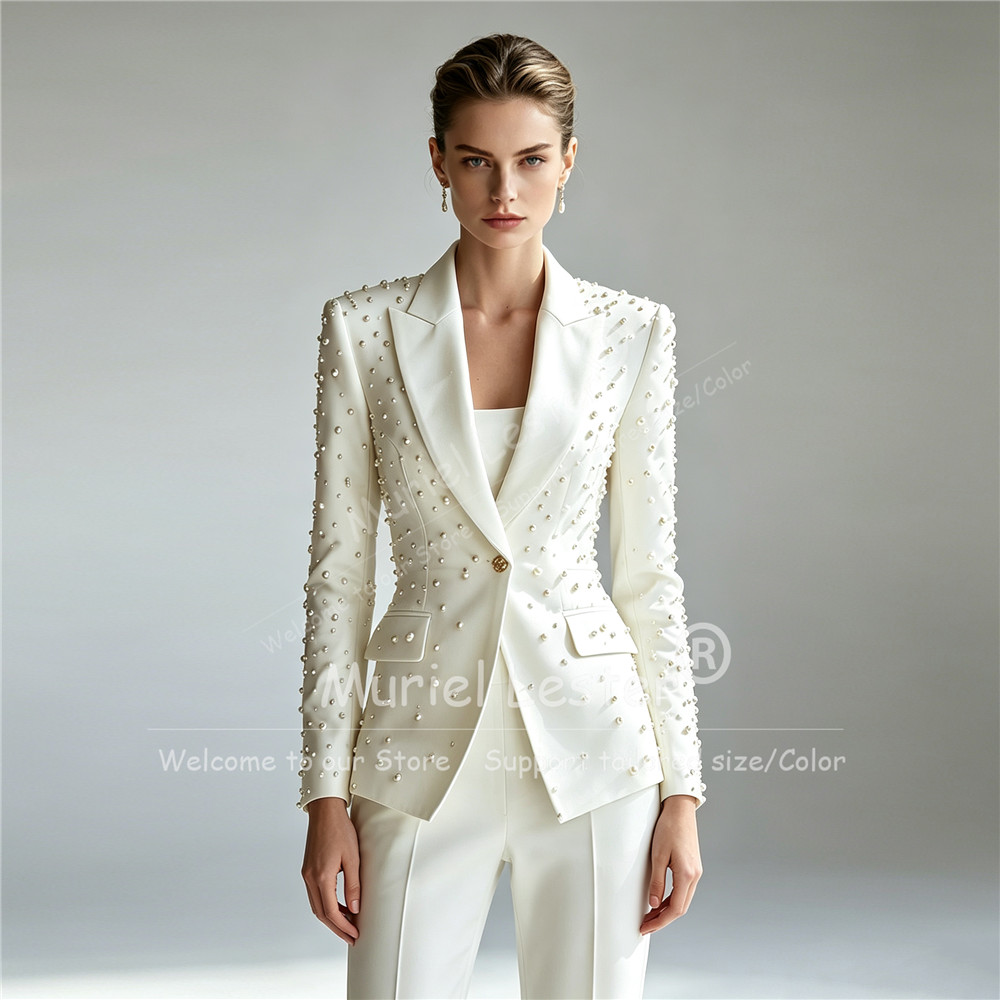 Ensembles élégants 2 pièces po - Blazer Set Women Formal avis et prix