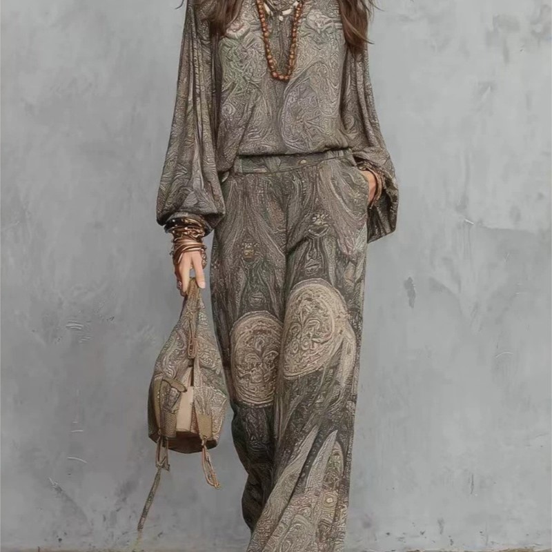 Ensemble deux pièces bohème à  - Women'S Formal Wear Blouse avis et prix