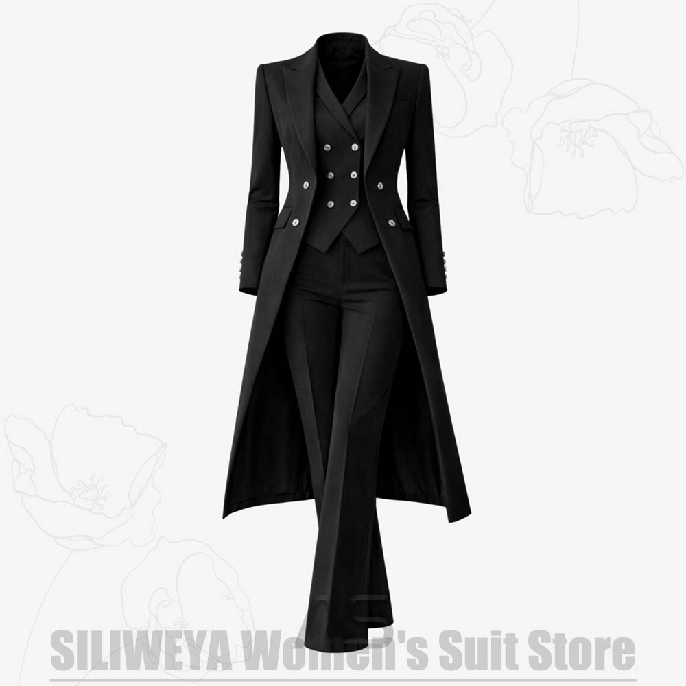 Costume 3 Pièces Femme Élégant - Women Formal Wear Coat avis et prix