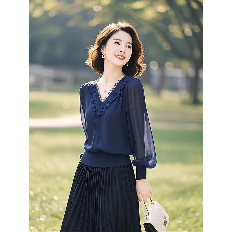 Printemps automne bureau dame  - Women'S Formal Wear Blouse avis et prix
