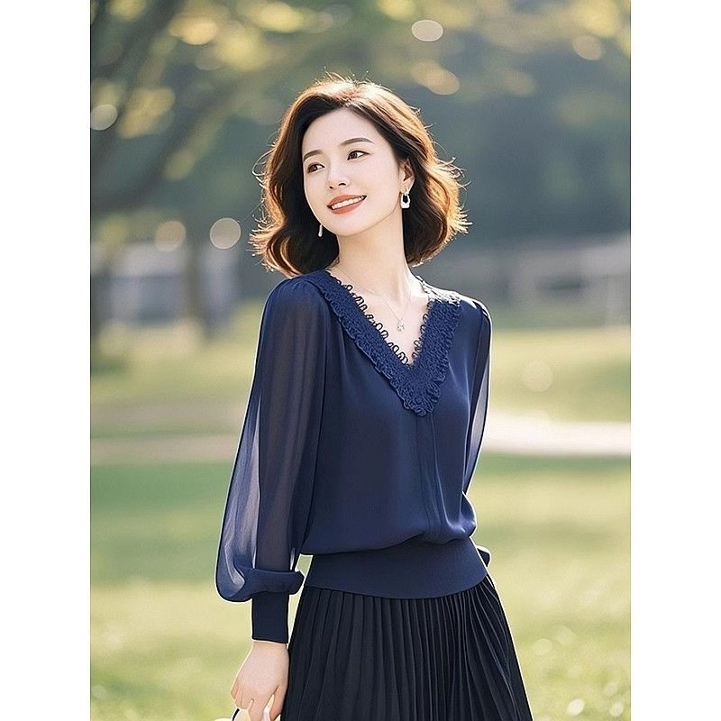 Printemps automne bureau dame  - Women'S Formal Wear Blouse avis et prix