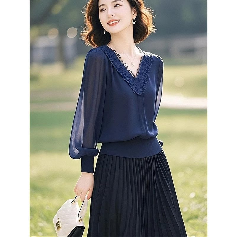 Printemps automne bureau dame  - Women'S Formal Wear Blouse avis et prix