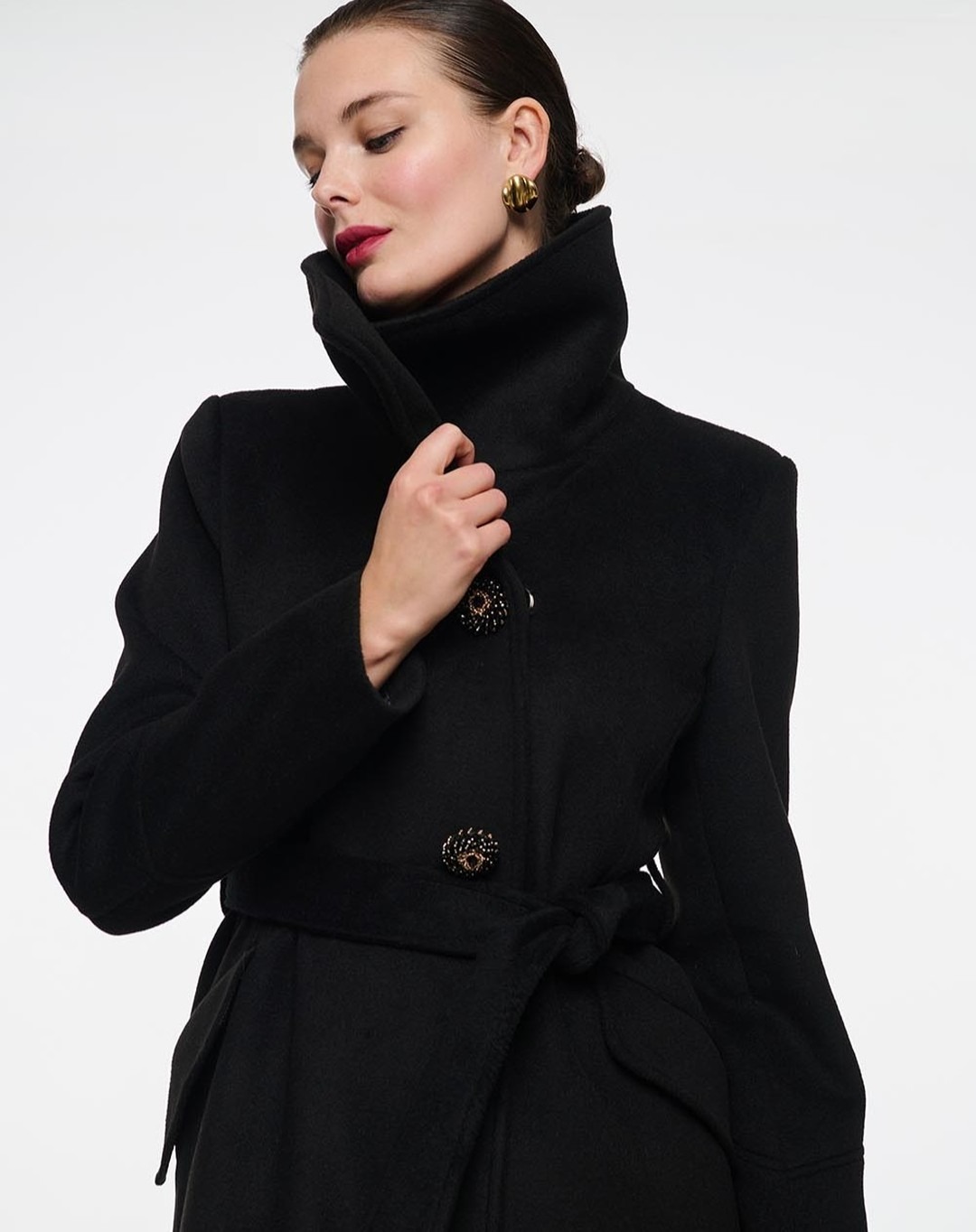 Vintage noir col montant femme - Women'S Formal Wear Plus Size avis et prix