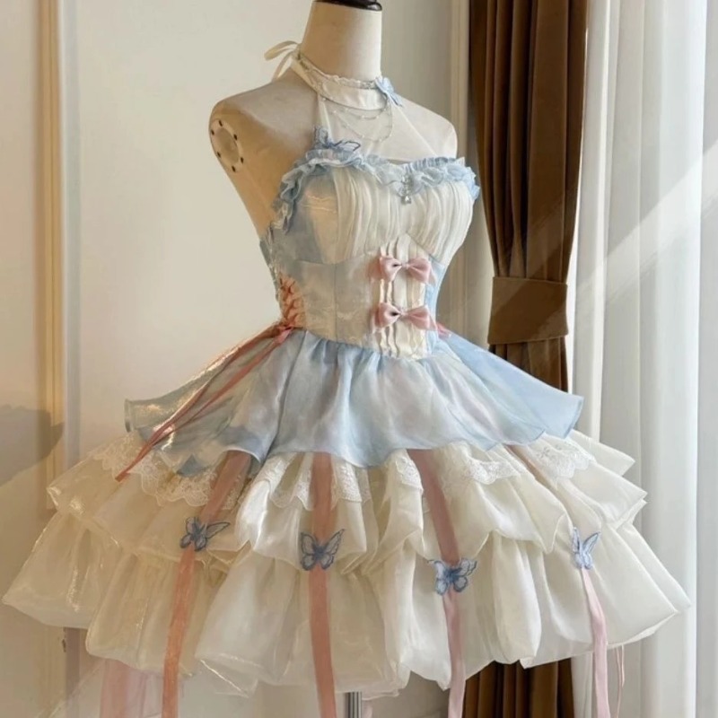 Kawaii – robe Lolita en dentel - Vintage Women'S Formal Wear avis et prix