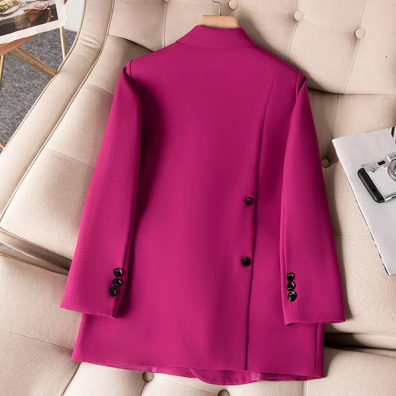 Veste à double boutonnage à ma - Women Formal Wear Blazers avis et prix