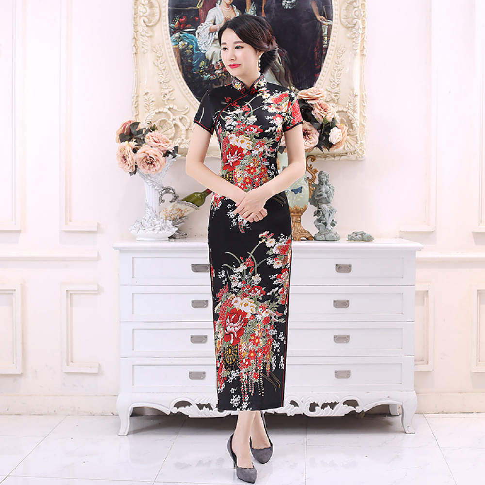 Robe longue classique en satin - Women'S Formal Wear Plus Size avis et prix